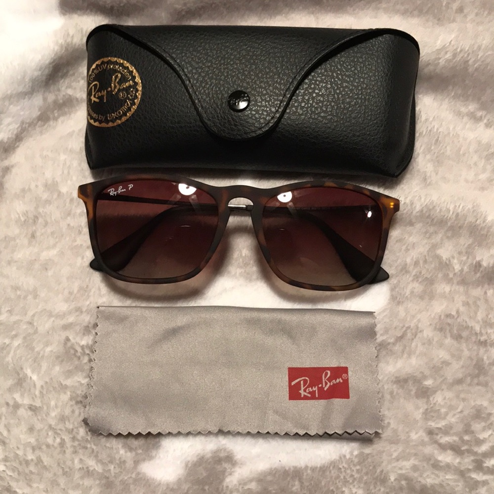 Ray Ban Polarized 4187 Chris Highstreet Tortoise